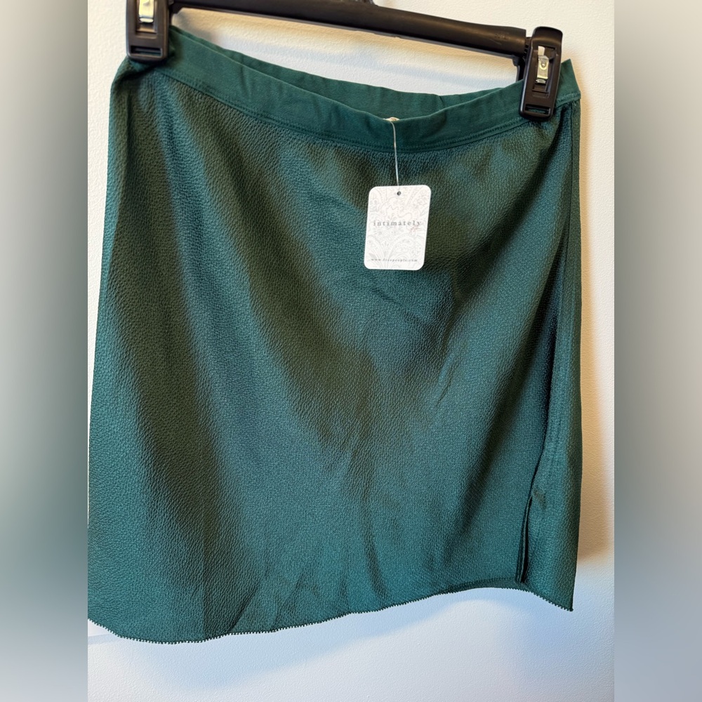 Free People NWT mini skirt Green size S